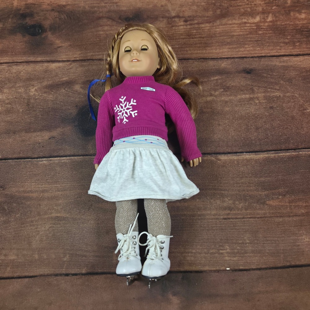 American Girl Doll Mia St. Clair Girl 18" Pink Good 2008 GOTY Retired Outfit